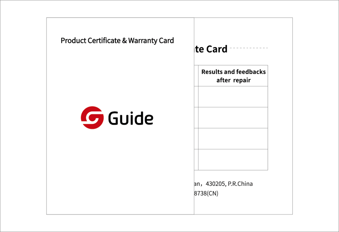 Warranty Card