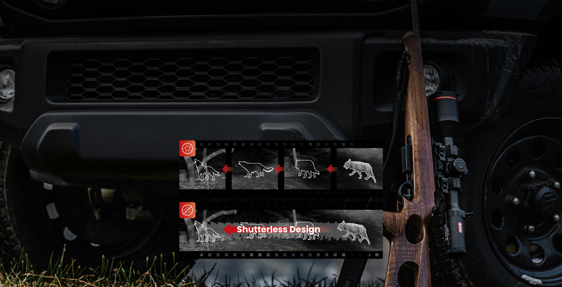 Shutterless Design<br>Uninterrupted Visuals