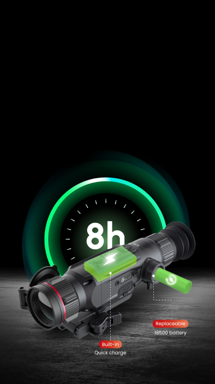 Quick charging<br>All-day power