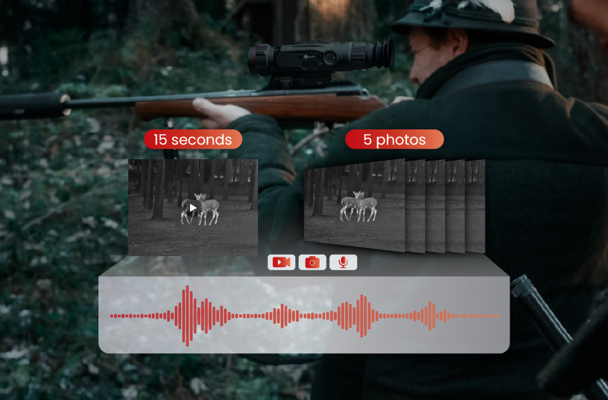 Smart recording<br>Capture the moment