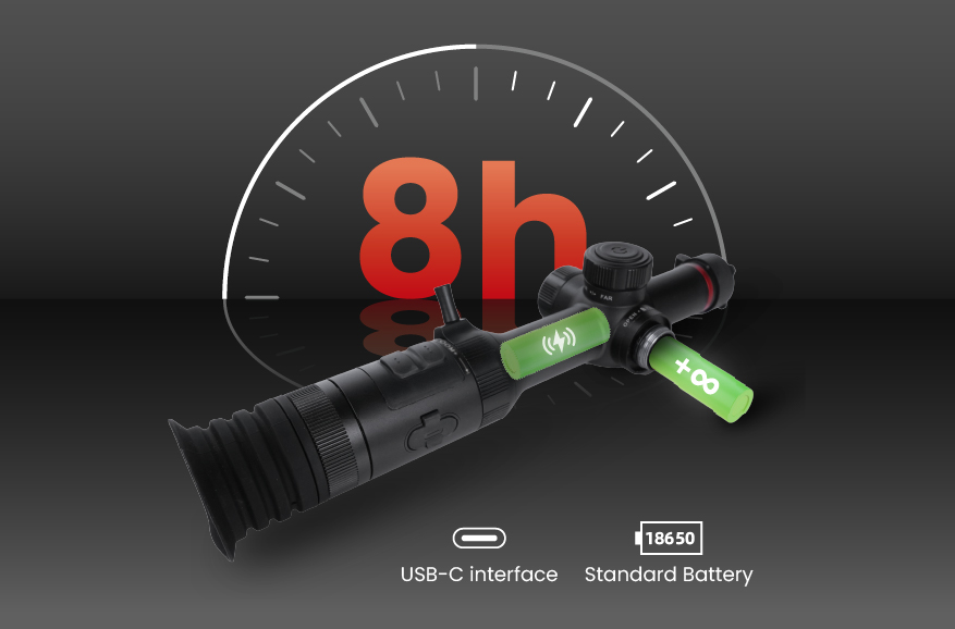 Dual Battery Design<br>Stay Powered