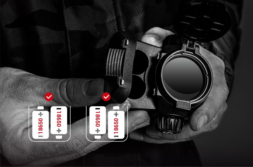 Blind-mountable universal battery