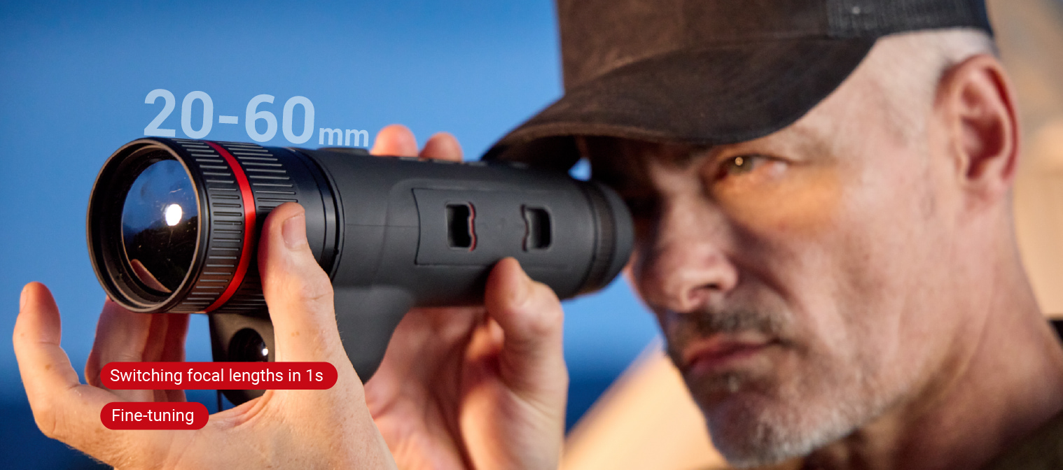 Easily changing the focal lengths