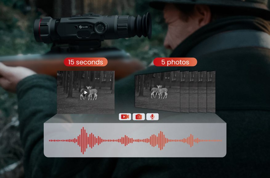 Smart recording<br>Capture the moment