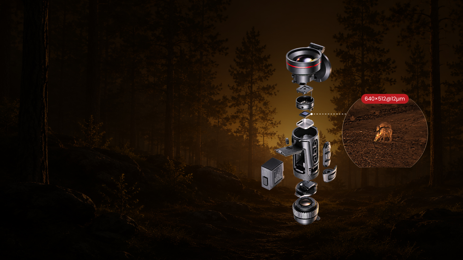 640×512 Infrared Resolution, High-Sensitivity Detector