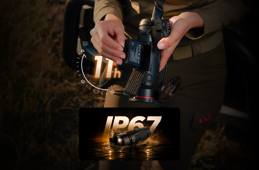IP67 Waterproof Rating, Dual Battery Design